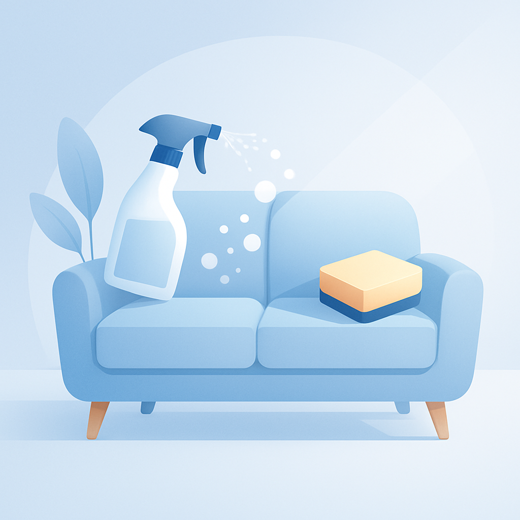 Hoe maak je een bank schoon