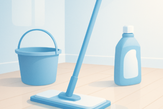 Houten vloer schoonmaken