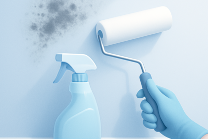 Schimmel op muur verwijderen