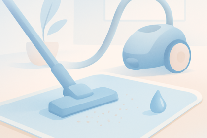 Vloerkleed schoonmaken