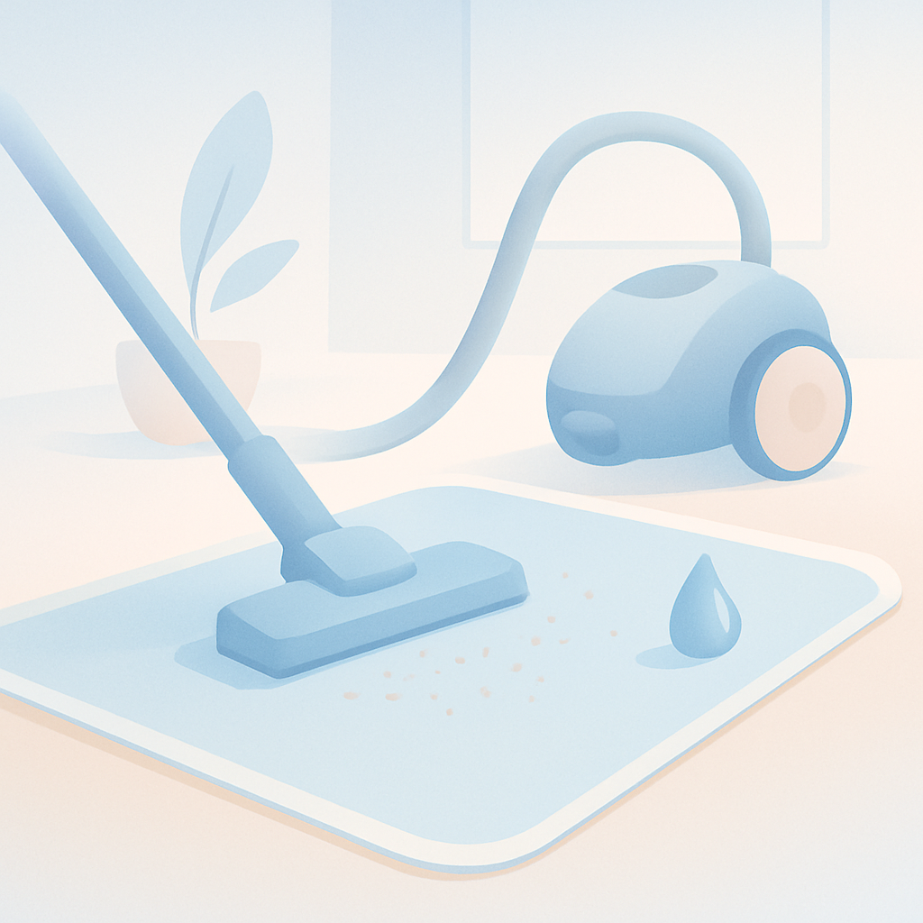 Vloerkleed schoonmaken