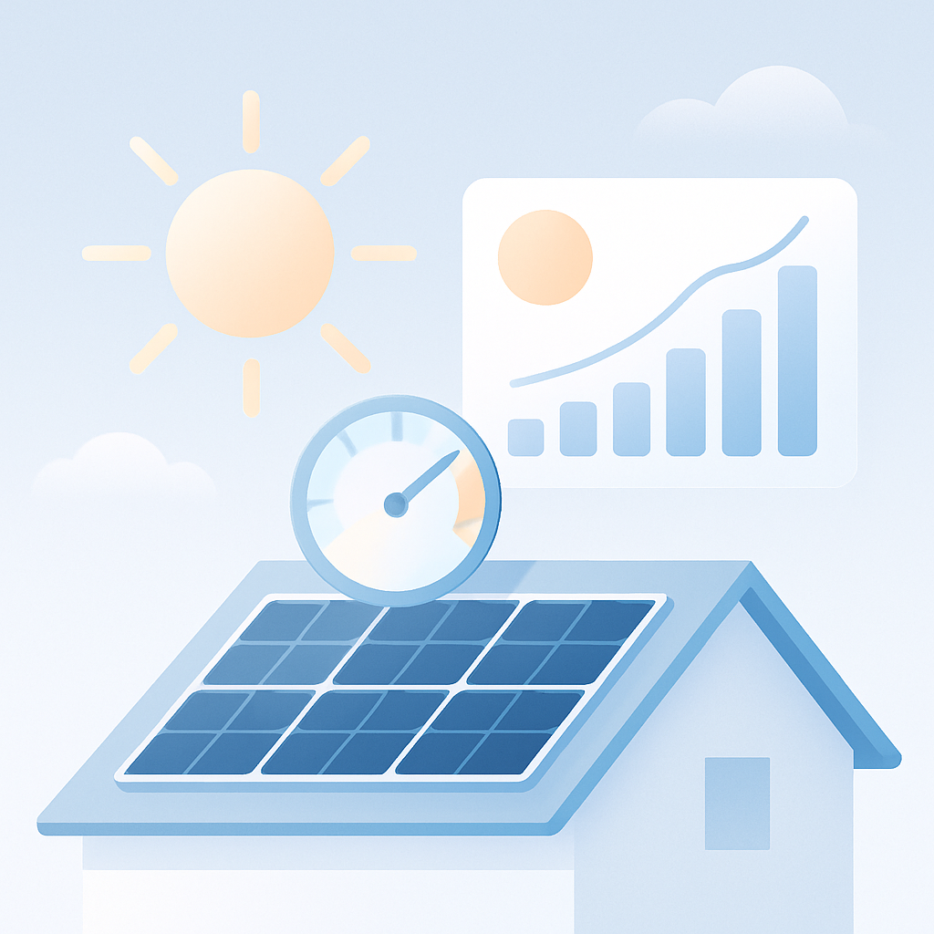 Zonnepanelen opbrengst