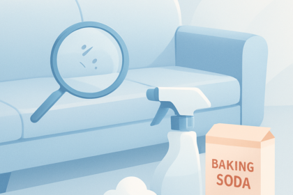 bank reinigen met baking soda