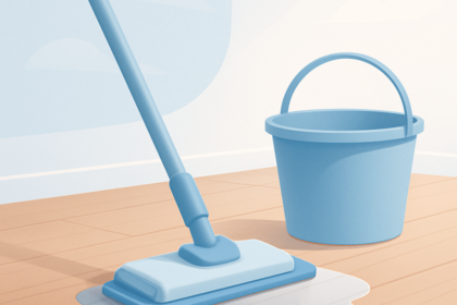 houten vloer dweilen
