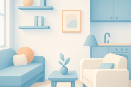 klein appartement inrichten