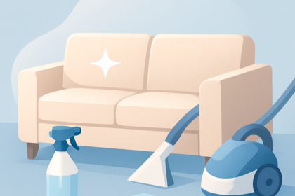 leren bank schoonmaken