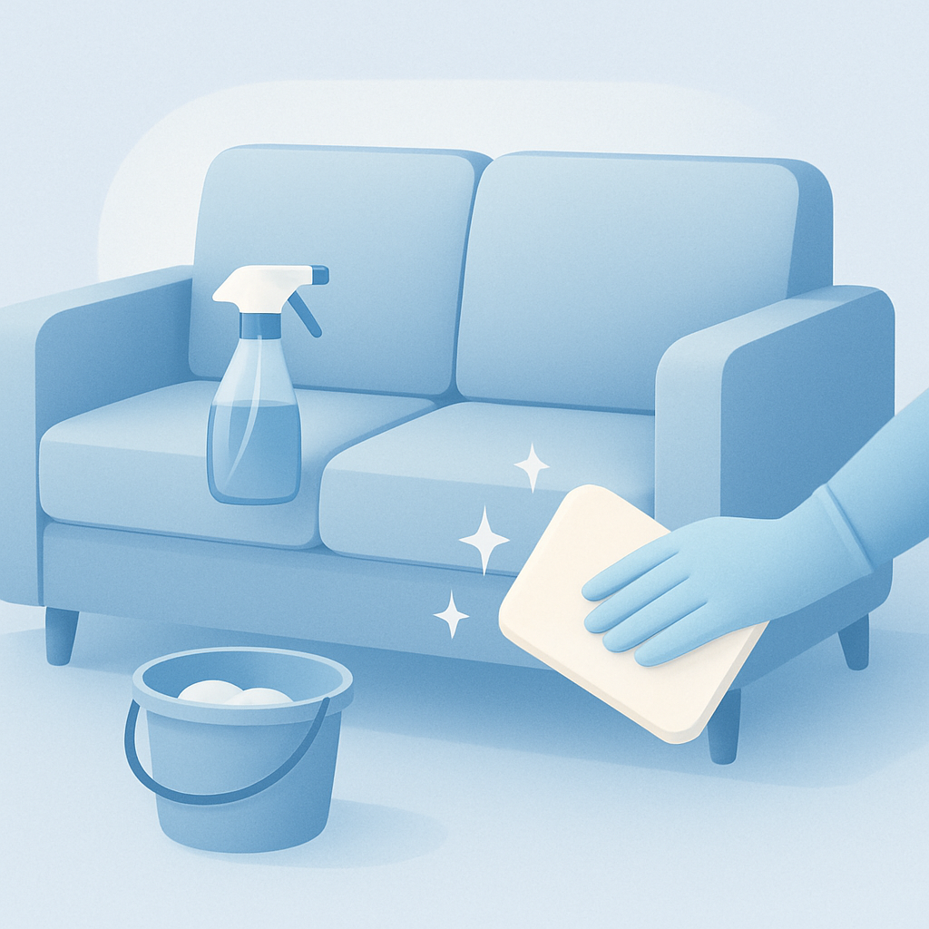 microvezel bank schoonmaken