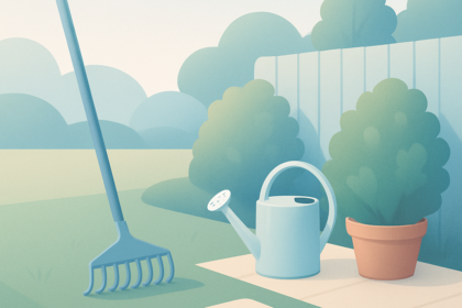 onderhoudsvriendelijke tuin