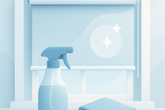 rolgordijnen schoonmaken