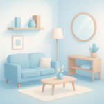 smalle woonkamer inrichten