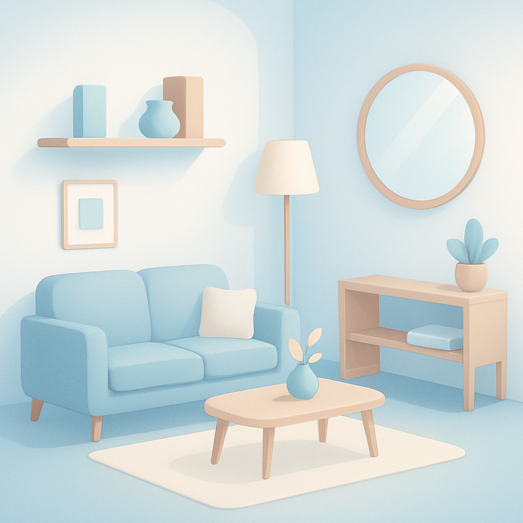 smalle woonkamer inrichten