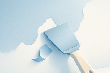 verf verwijderen van muur