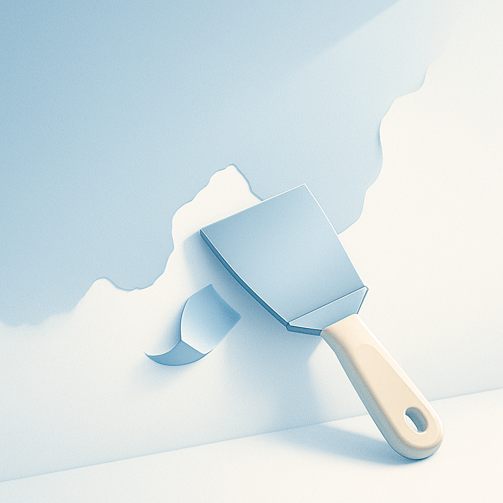 verf verwijderen van muur