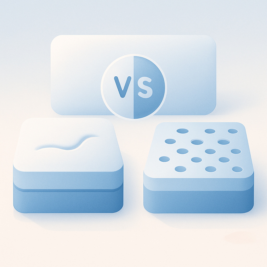 verschil traagschuim en koudschuim