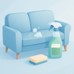 bank schoonmaken met groene zeep