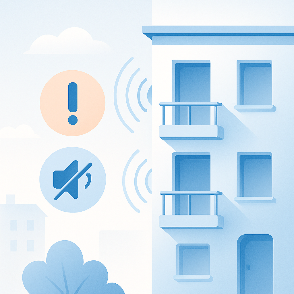 geluidsoverlast appartement