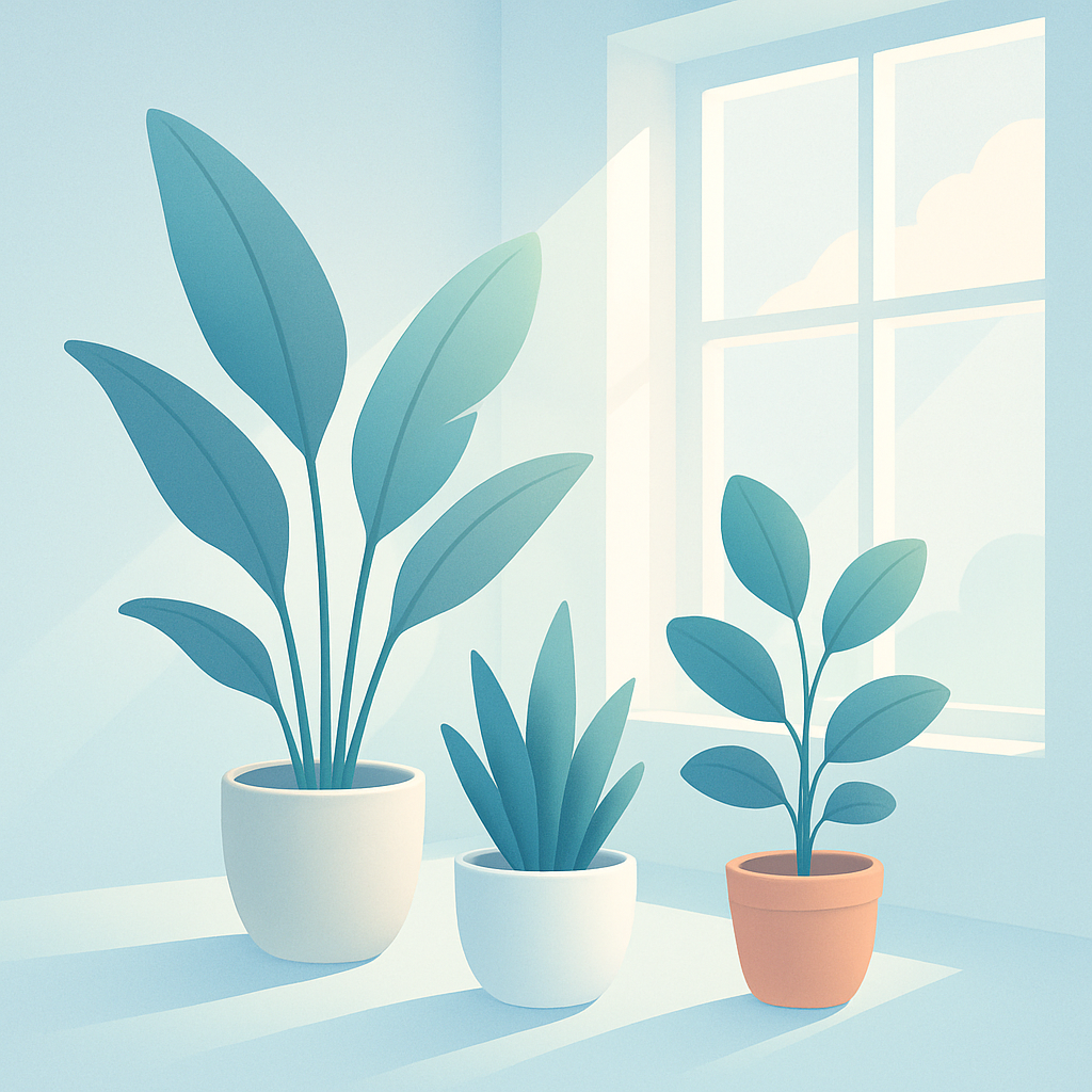 kamerplanten veel licht