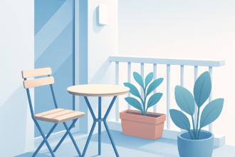 klein balkon inrichten