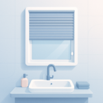 raamdecoratie voor badkamer