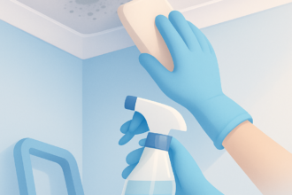 schimmel op plafond verwijderen