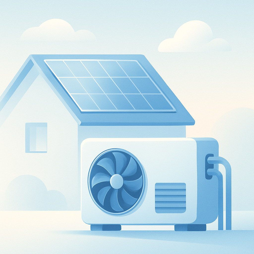 warmtepomp combineren met zonnepanelen