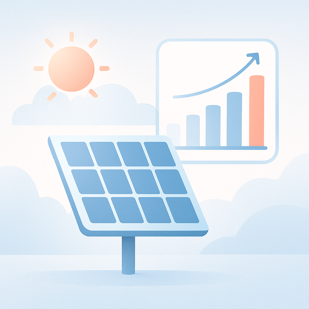 zonnepanelen opbrengst per paneel