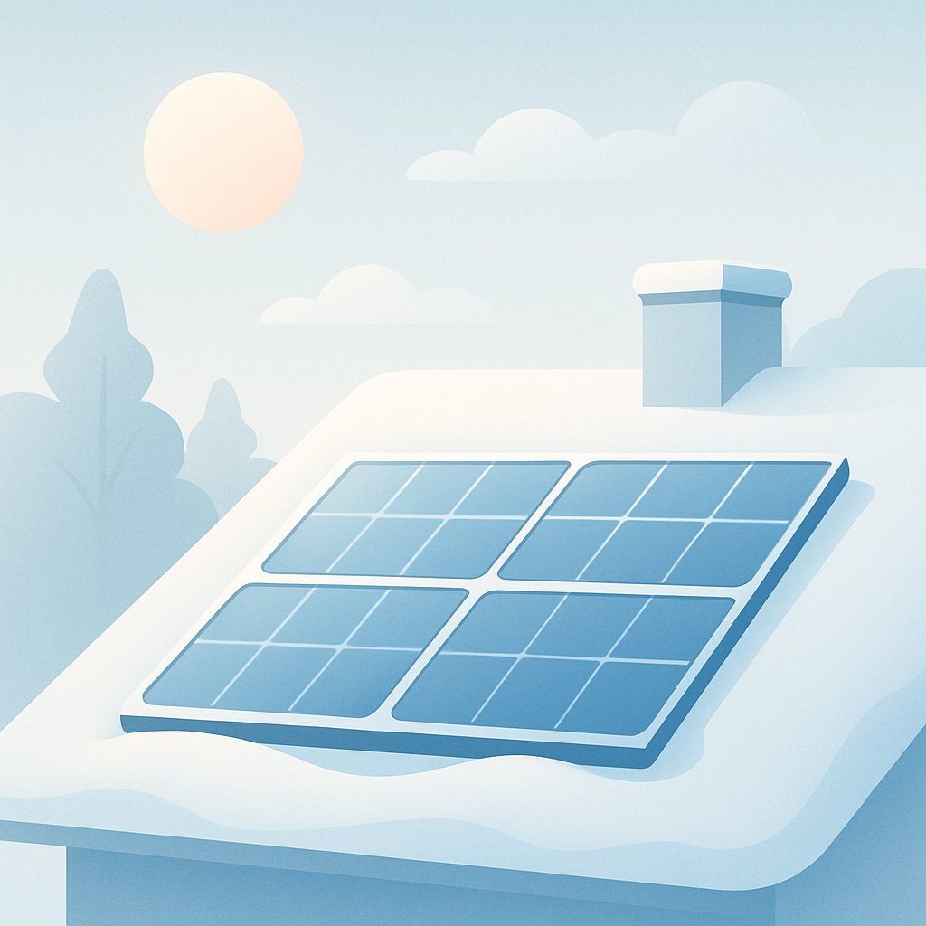 zonnepanelen opbrengst winter