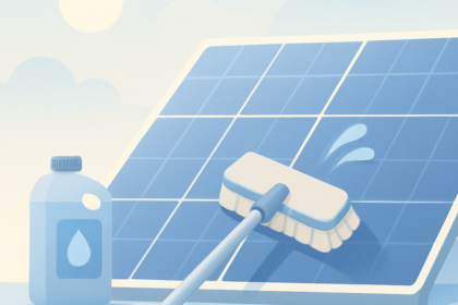 zonnepanelen schoonmaken zelf